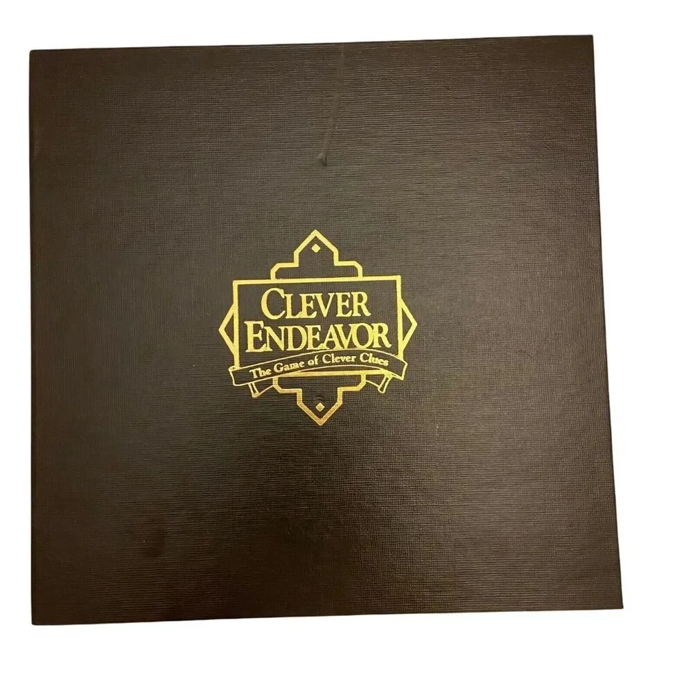 4121 Vintage Clever Endeavor Board Game Delux Edition